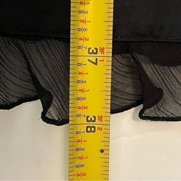 Nicole Miller Black Ruffled Shift Dress - Picture 12 of 12